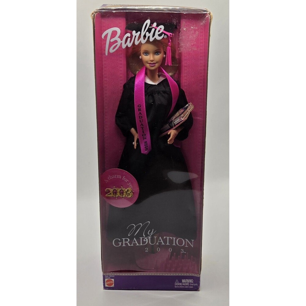 VTG Barbie My Graduation 2003 NIB NRFB Damage to Box Mattel Doll
